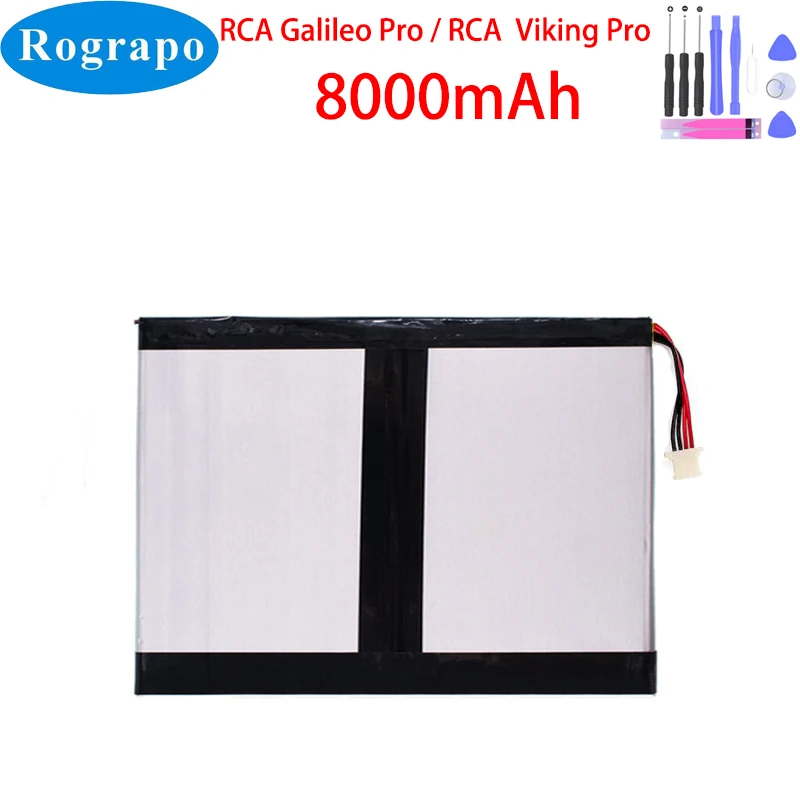 New 3.7V 8000mAh Tablet PC Battery For RCA Galileo Pro 11.5