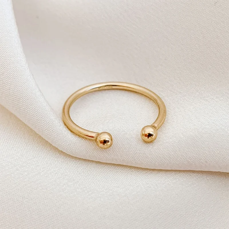 Tarnish Resistant 14k Gold Filled Adjustable Stacking Plain Ring Boho  Jewelry Rings For Women Hypoallergenic Jewelry