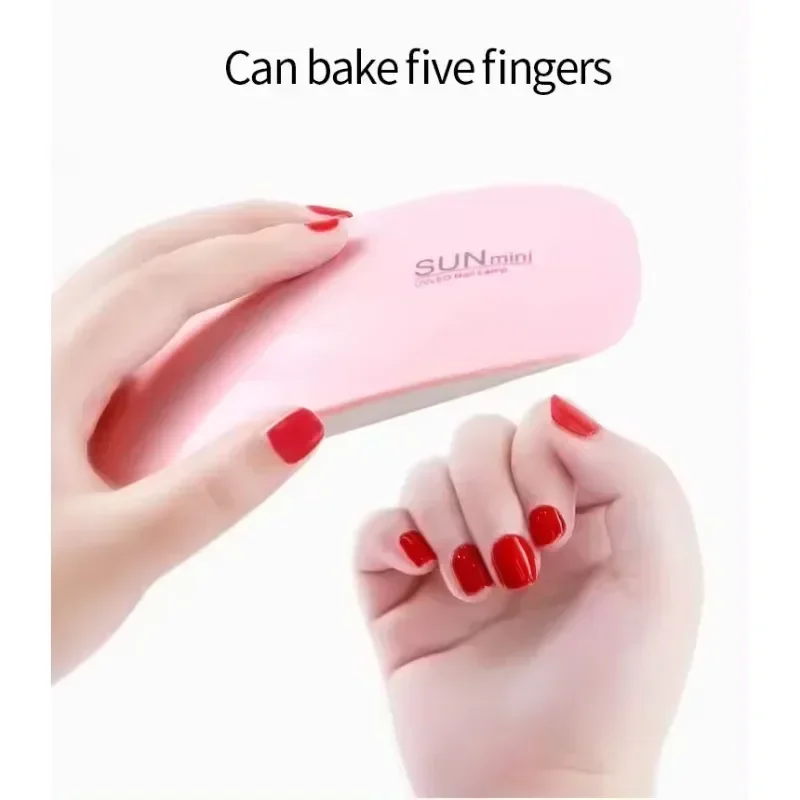 Máquina de fototerapia de uñas USB, herramienta de manicura profesional, equipo de salón, mini lámpara de secado de esmalte de uñas de gel de ratón