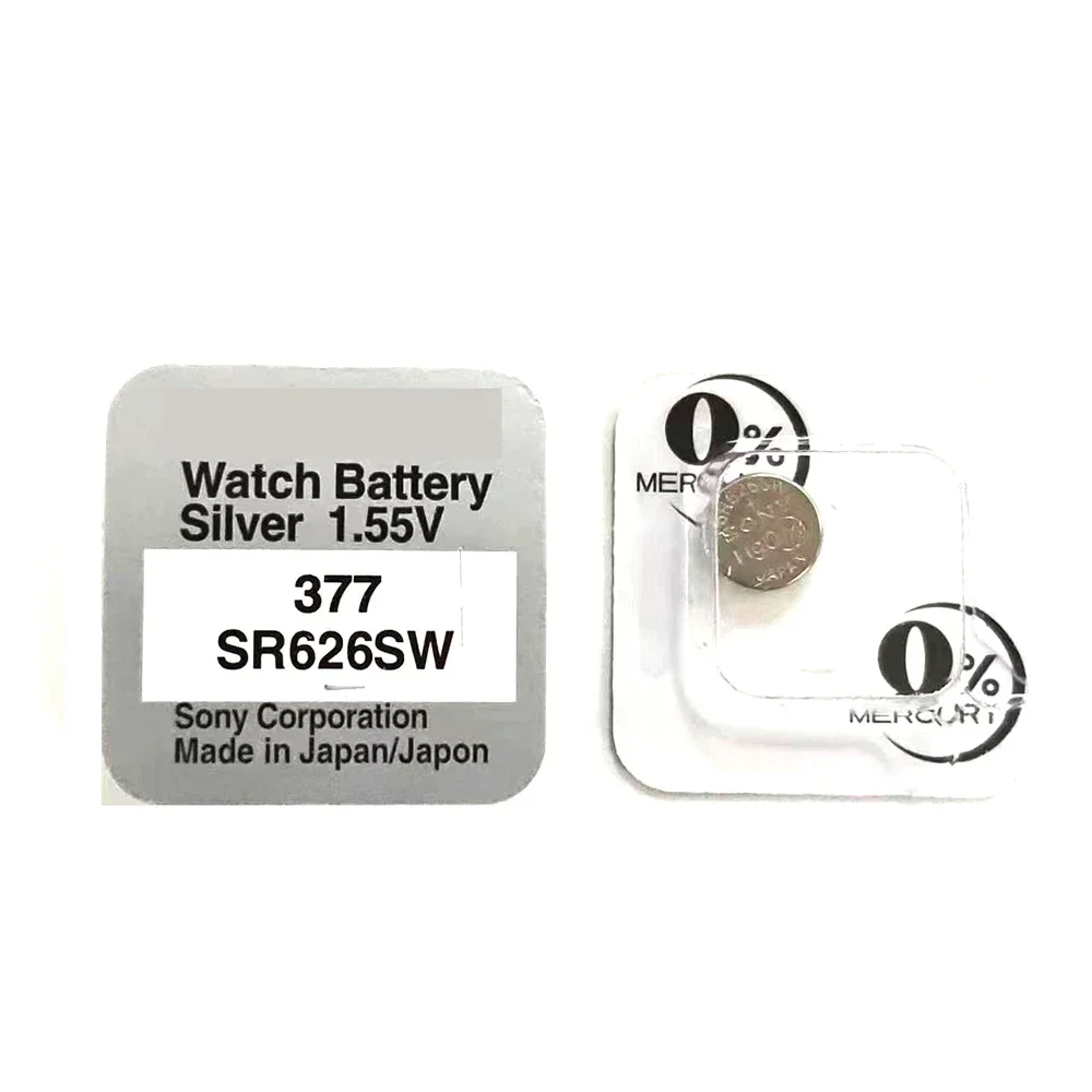 2-60pcs Original For SONY SR626SW LR626 AG4 1.55V Batteries LR66 377 377A Alkaline Battery Watch Toys Car Remote Coin Cell