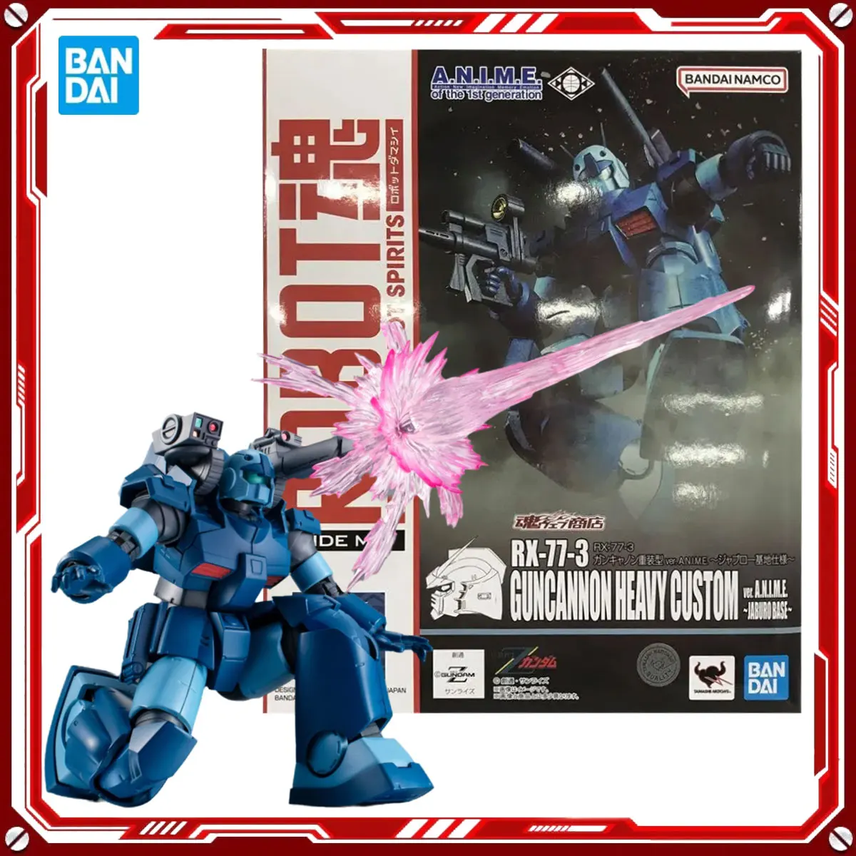 بانداي حقيقية BP طبعة محدودة أنيمي نموذج أطقم روبوت RX-77-3 Gundam اللعب عمل الشكل التجمع نموذج هدية للأطفال الحاضر