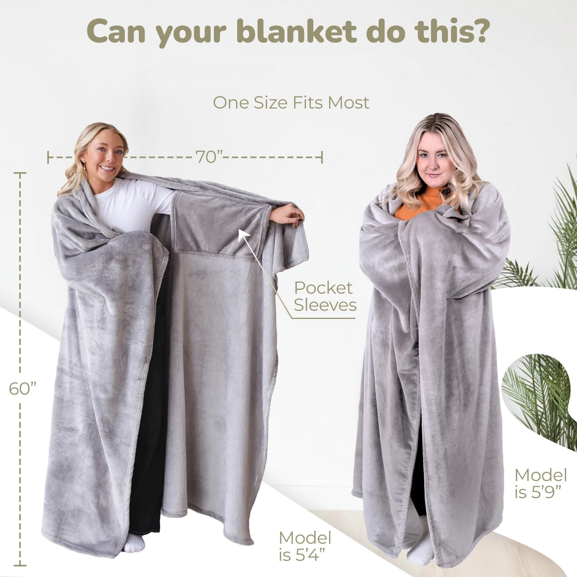 Super Blanky Wearable Blankets for Women & Men, Dorm Room Essentials, Gift for Her, Gifts for Women, Wife Birthday Gift Ideas