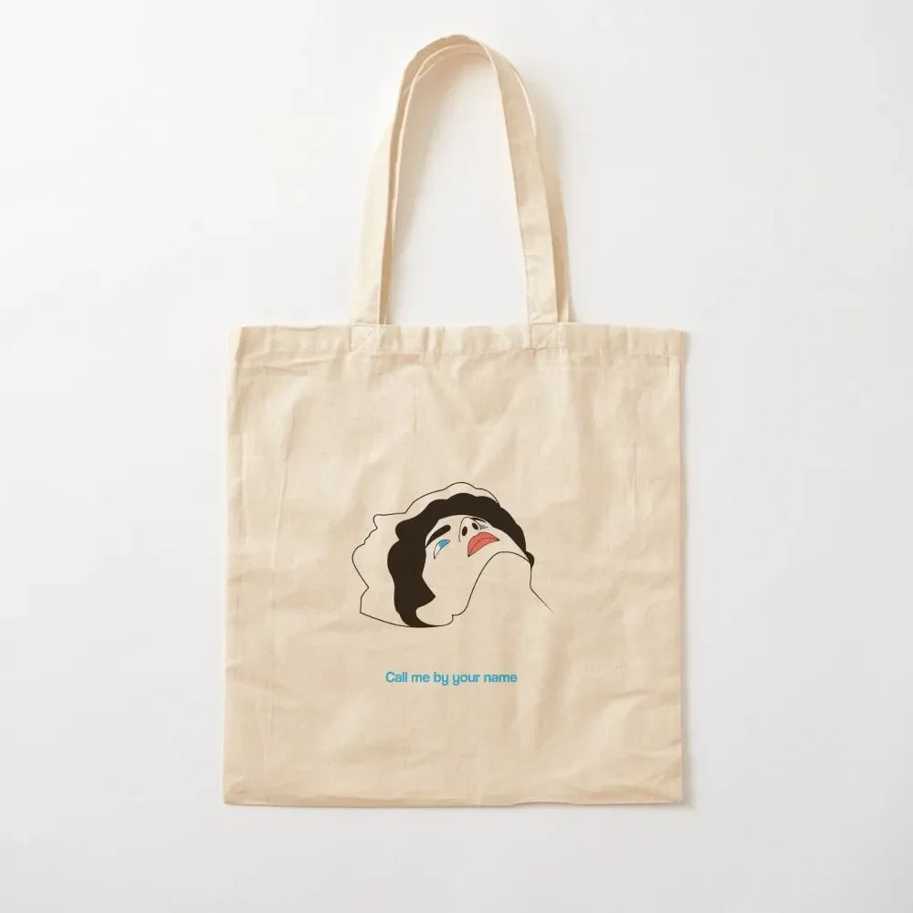 

Minimalist movie fan art call me by your name timothy chalamet armie hammer Tote Bag reusable grocery bags Tote Bag