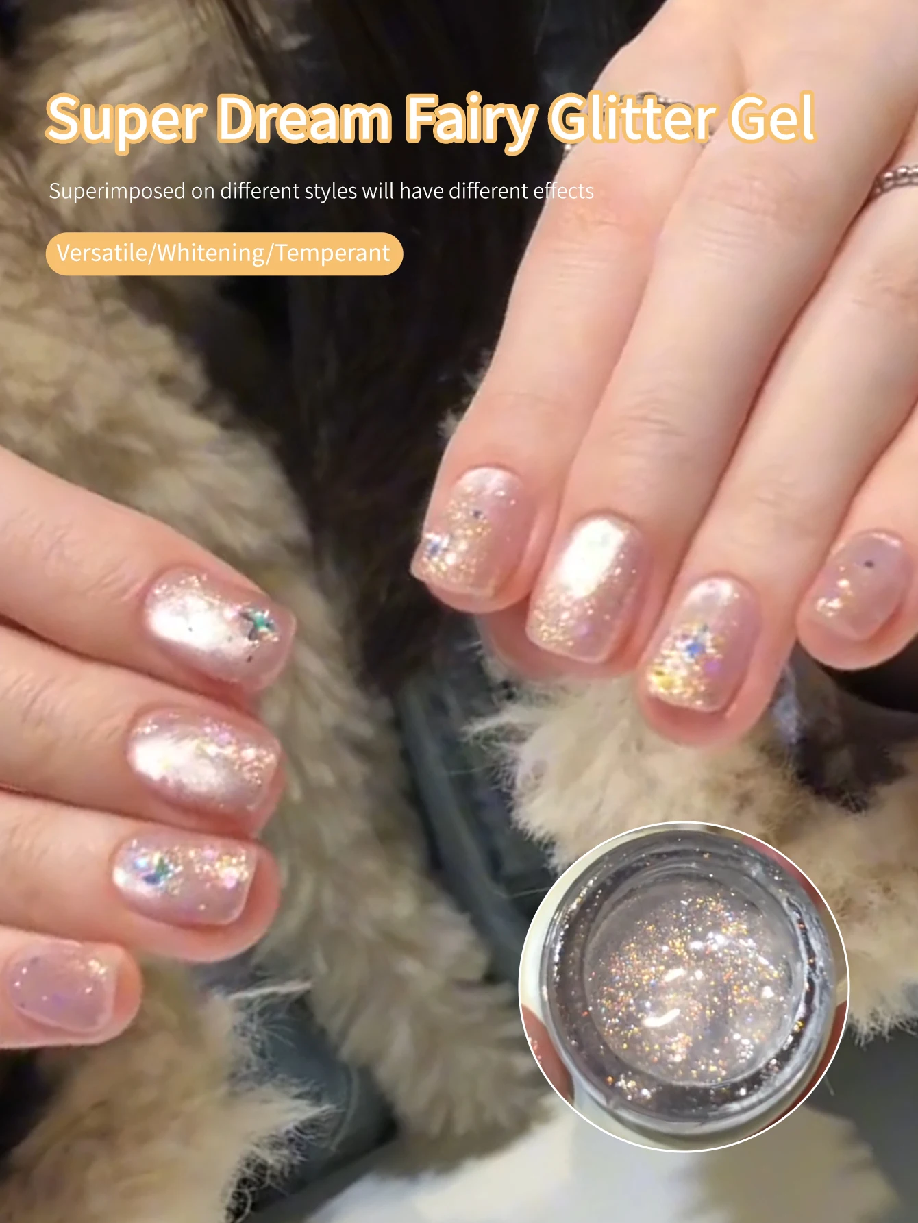 8g สีสัน Glitter Diamond Gel เล็บ, Soak Off กึ่งถาวร LED Salon Art varnish, ออกแบบมาสําหรับผู้หญิงเล็บ Enhancement