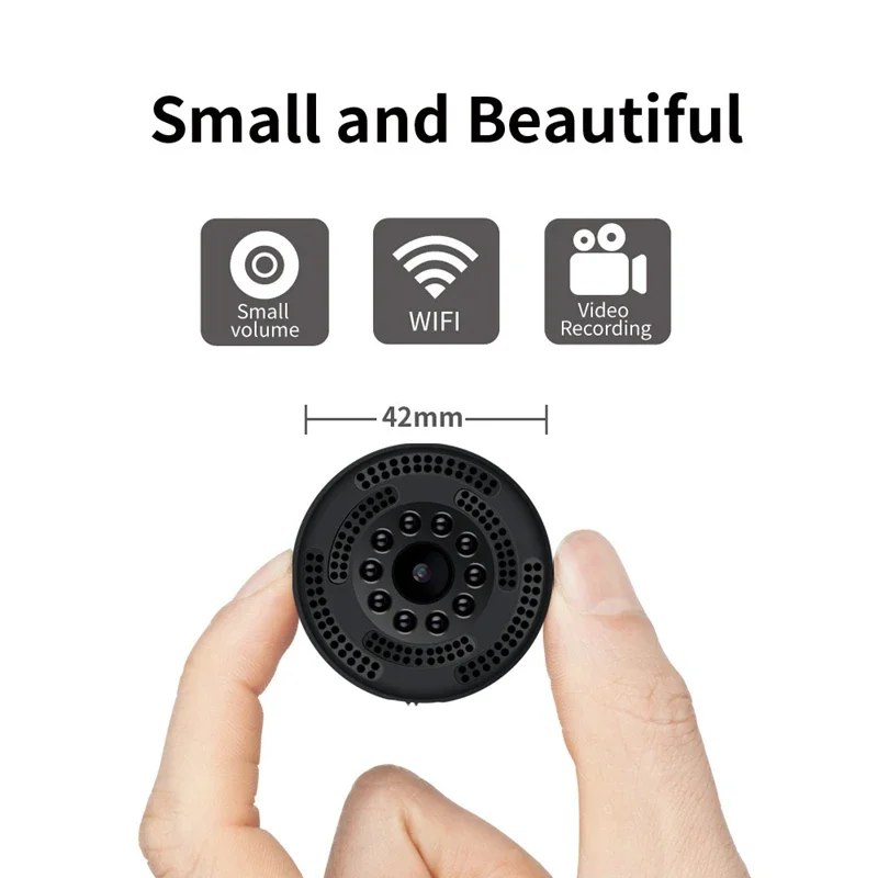 Mini Security Camera 4K Full HD Wireless Intelligent Camera With Rotatable Magnetic Base and WiFi Remote Monitoring 2026 NEW