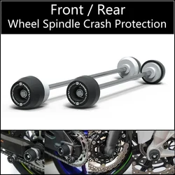 Front Rear wheel Spindle Crash Protection For Kawasaki ZX-6R / ZX-6R Performance 2019-2023