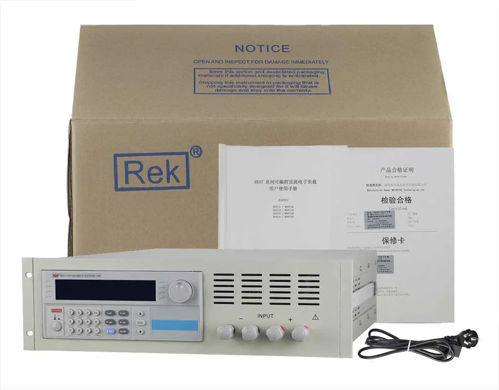 Rek RK9713 ( 0-120A/0-150V/600W) programmable DC electronic load high quality tr