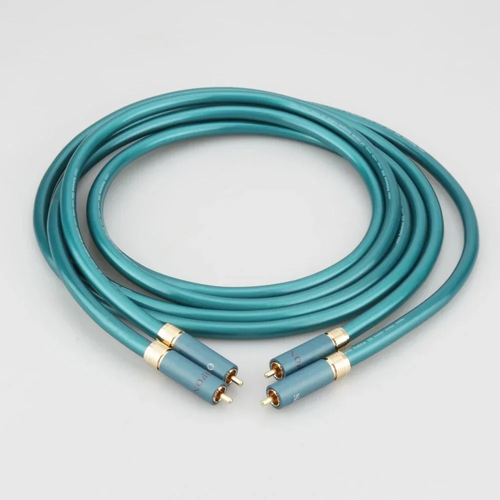 زوج Audiocrast A55 Ortofon HiFi RCA كابل مرحبا نهاية CD مكبر للصوت ربط 2RCA إلى 2RCA كابل الصوت الذكور