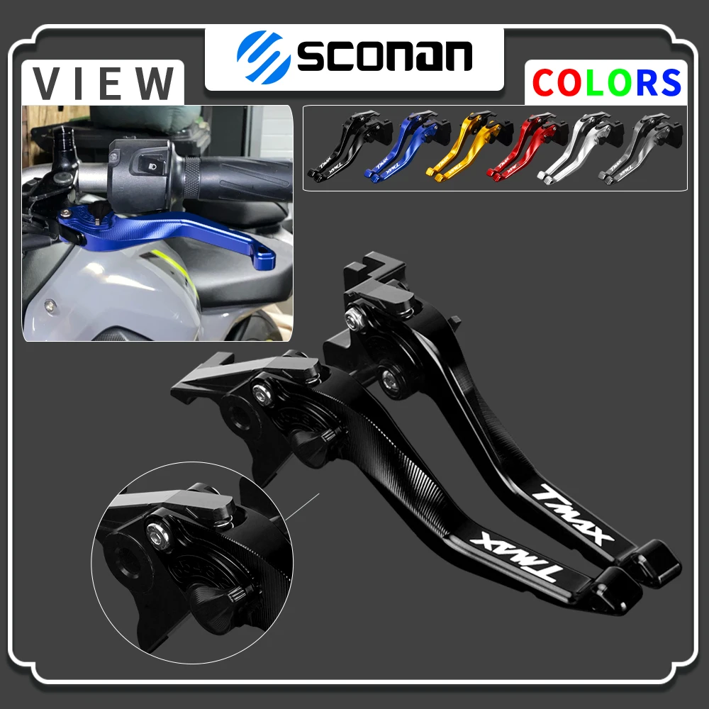 

Motorcycle Accessories CNC Brake Clutch Levers For YAMAHA TMAX 530 2012 - 2023 TMAX 560 2020 2021 2022 2023 T MAX T-MAX 530 560