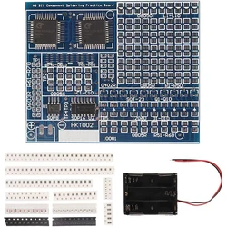 Componenti SMD/SMT scheda pratica di saldatura Kit di progetti elettronici Kit di saldatura fai da te scheda di allenamento abilità Led Transistor SMD