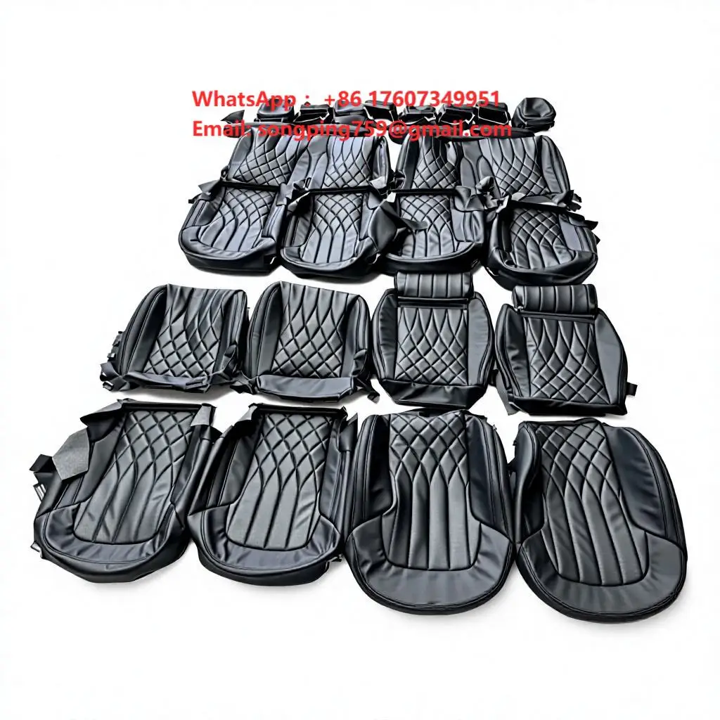 BJYD Factory Luxury Car Interior Original  Full Set Luxury Leather Seat Covers for Mercedes-Benz Vito V-Class W447 W448