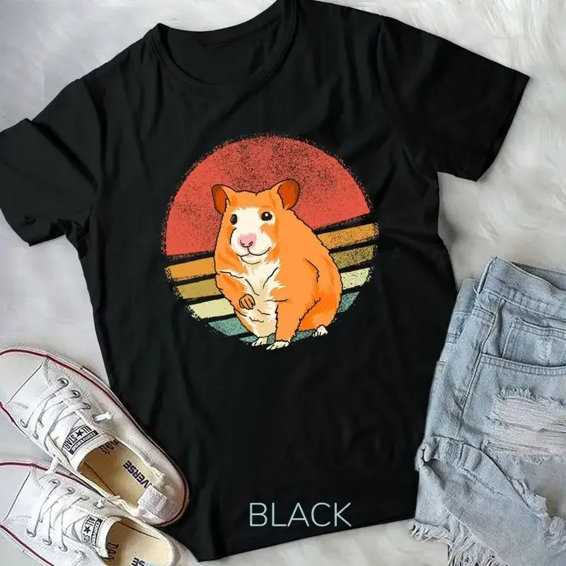 Vintage Hamster Retro Hamsters Lover Men Women Unisex T shirt