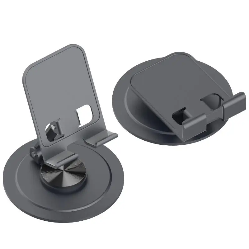 

All-Around Swivel Phone and Tablet Rest; Compact Collapsible Stand for Live Streaming and Movie Viewing