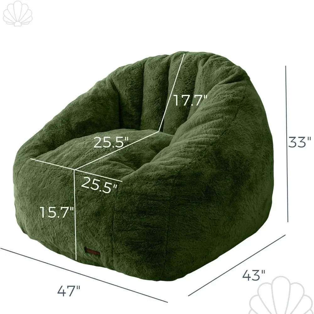 Bean Bag Sofas Adopting a unique and innovative shell shape High density foam filling is soft and comfortable Large sofa