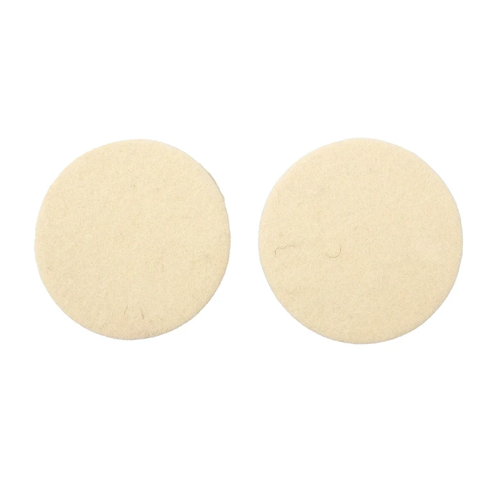 Woodworking Tools Wool Felt Polishing Pad Wheel Repair Scratches For Glass Stainless Steel Furniture Instrument Marble 2pcs