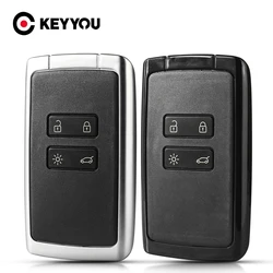 KEYYOU For Renault Megane 4 Talisman 5 Espace 5 Kadjar 4 Button 4 Buttons Replacement Car Key Shell Case Cover Housing