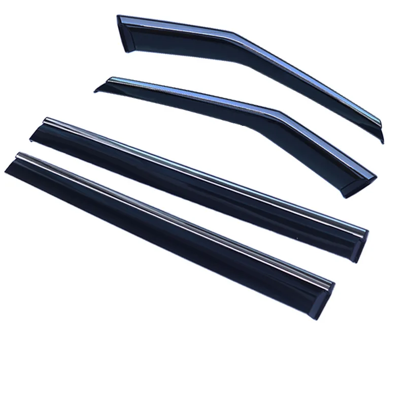 For XPENG X9 2021 2022 2023 2024 Windproof Thickening PC Car Window Rainproof PC Door Visor Wind Deflector Rain Guards Visors