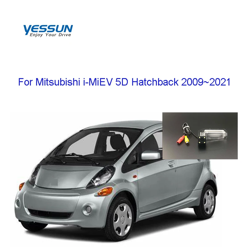 

Камера заднего вида для Mitsubishi i-MiEV 5D Hatchback 2009 ~ 2021 Камера номерного знака/CCD Ночной вид Задняя камера Комплекты заднего вида