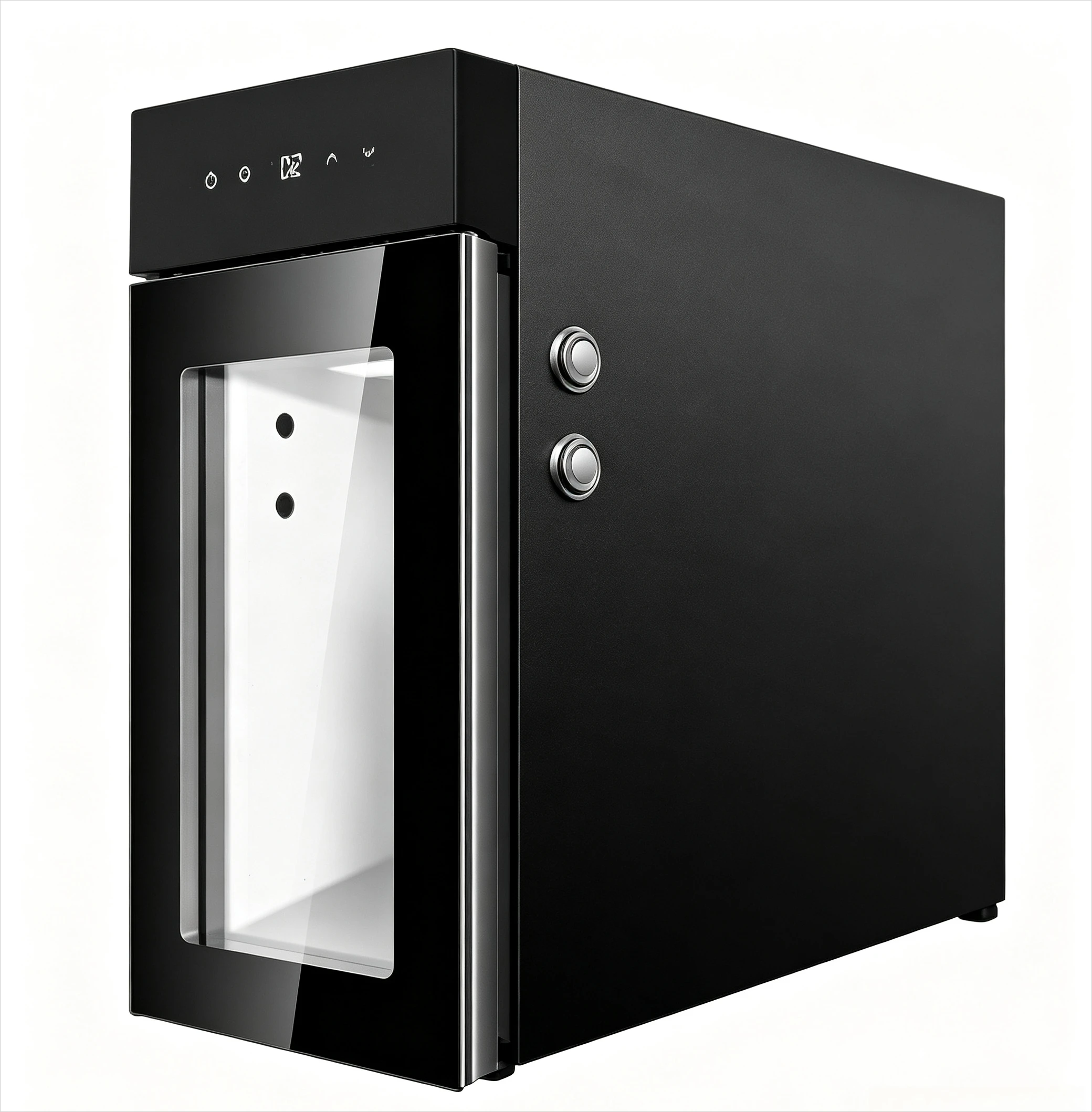 Limited Time Sale Only 1 Left! M10S 9L Mini Fridge 0-4°C Digital Temp Control Auto Defrost LED Light Small Refrigerator