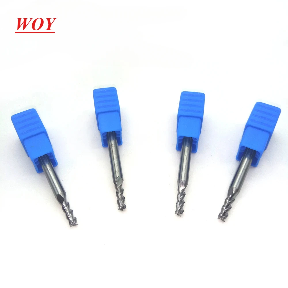 

WOY Carbide end mill 3Flute 2.5*50L Aluminum Wood milling cutter Tungsten Steel endmills Tool By Cnc Maching