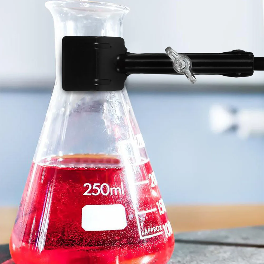 2 Pcs Laboratory Beaker Holder Bottle Clamp Flask Finger Fixed Chemistry Equipment