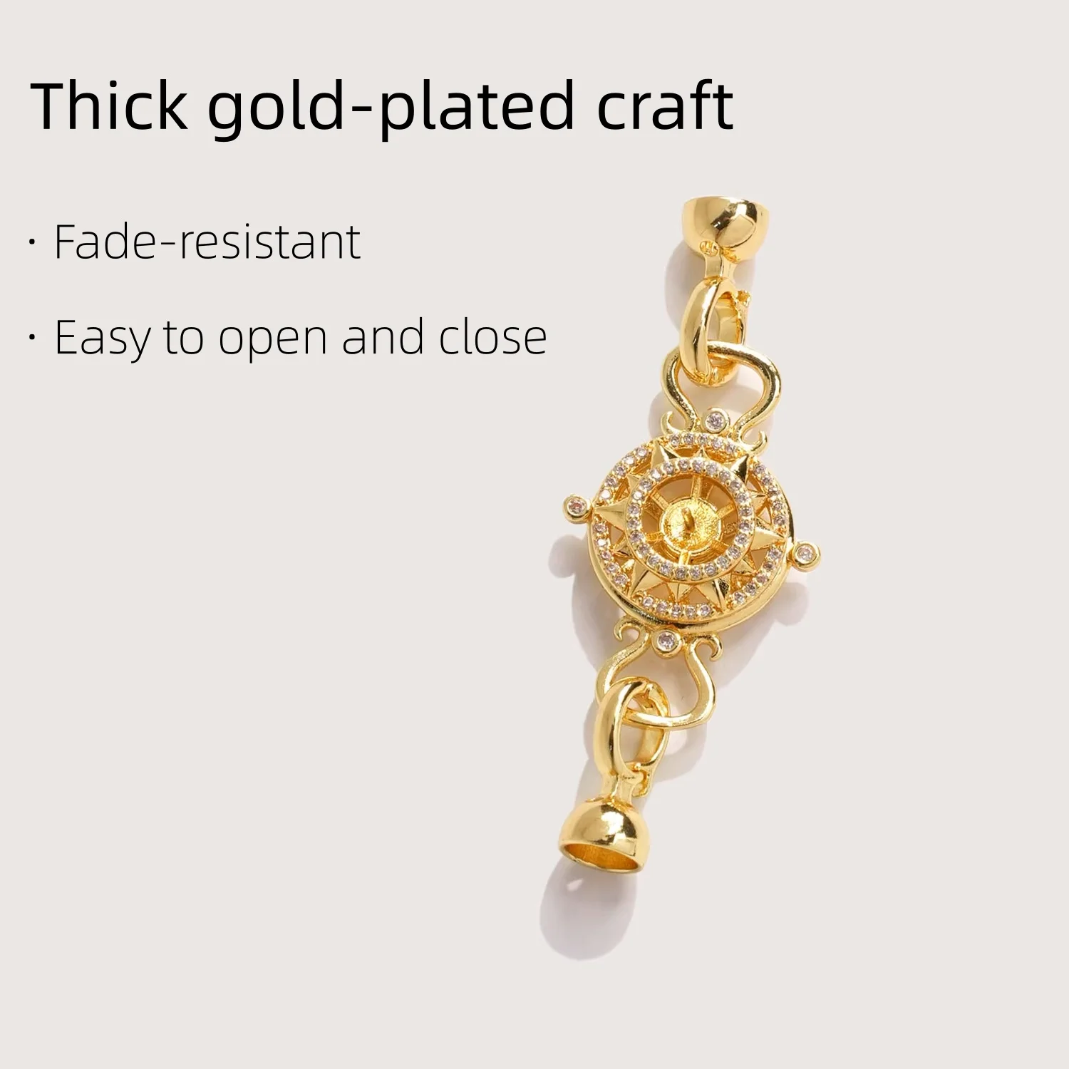 Non-Tarnish Pearl Necklace Connector Clasps, DIY Findings for Bracelet & Necklace Jewelry Making