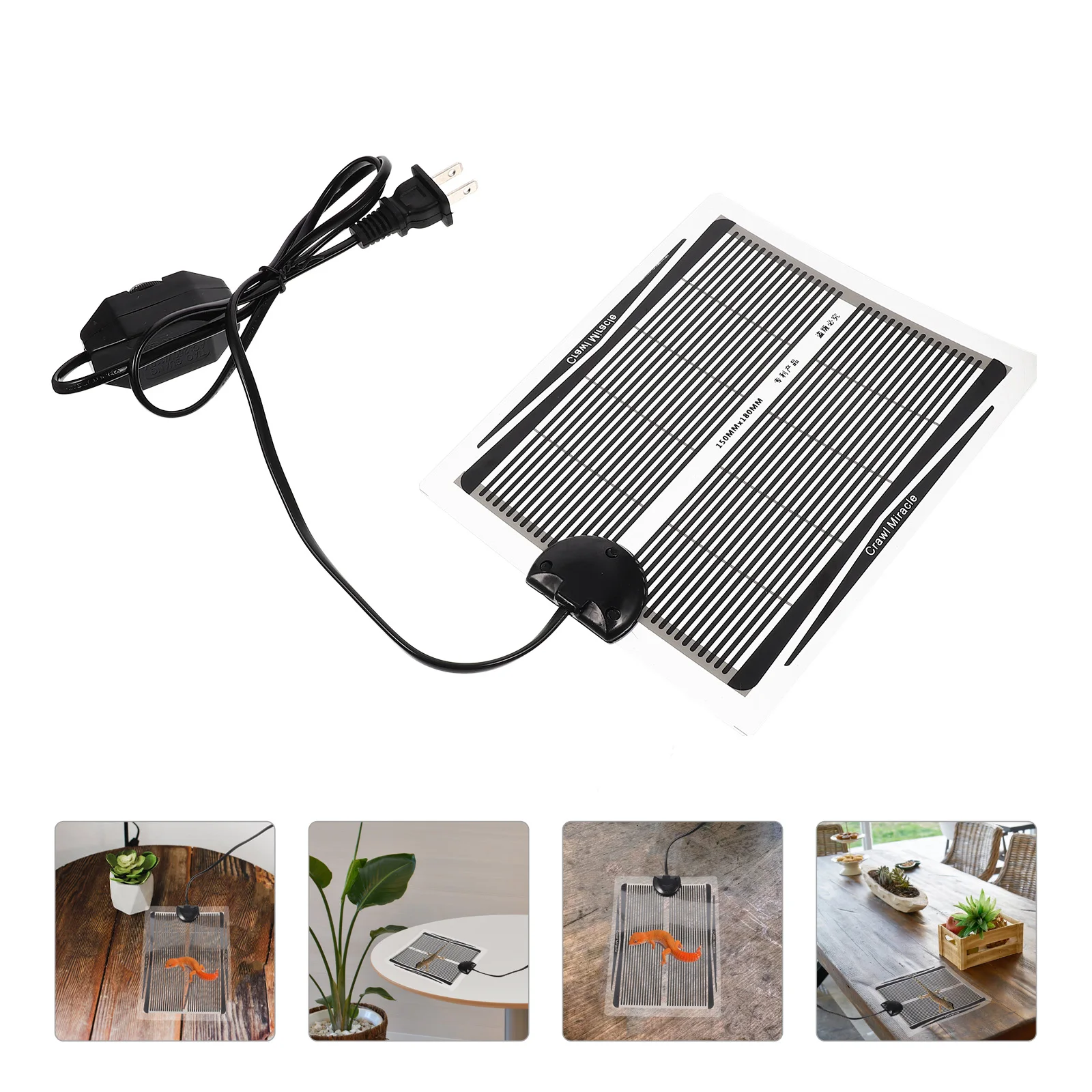 

Heat Pad Heating Terrarium Reptile Heated Cushion for Reptiles Multifunction Mat Turtle