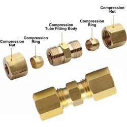 Auto Brake Hose Brass Fittings 3/16