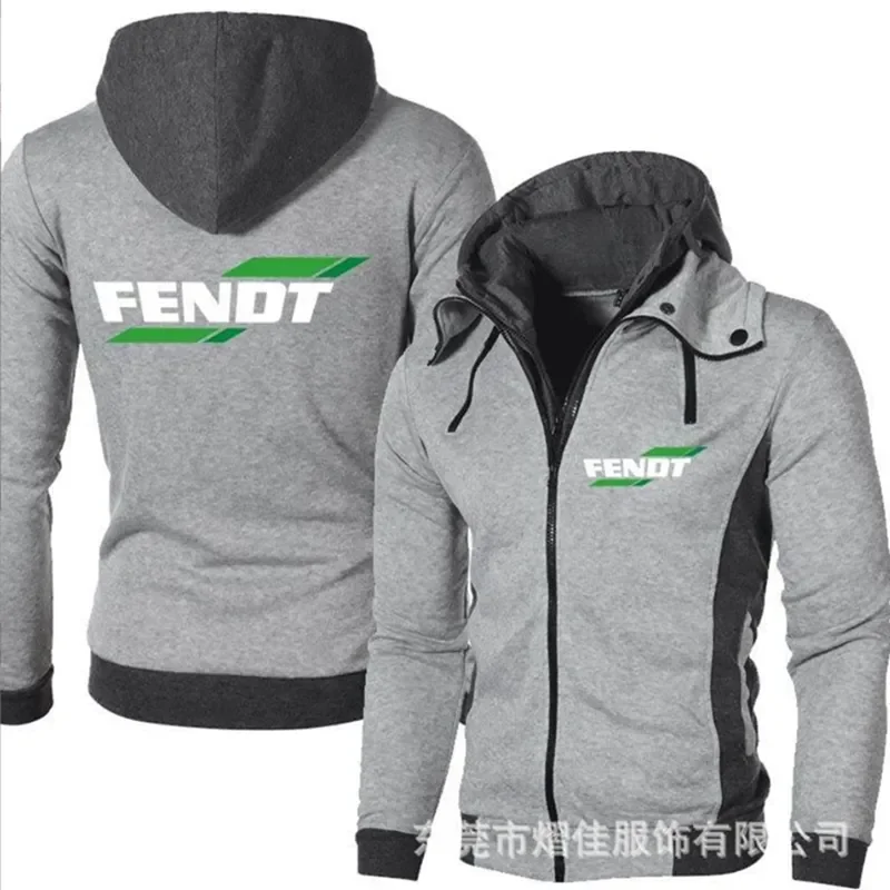 2023 New FENDT Men's Clothing Sweatshirt Casual Male Jacket Fleece Warm Hoodies Quality SportWear Harajuku Outwear