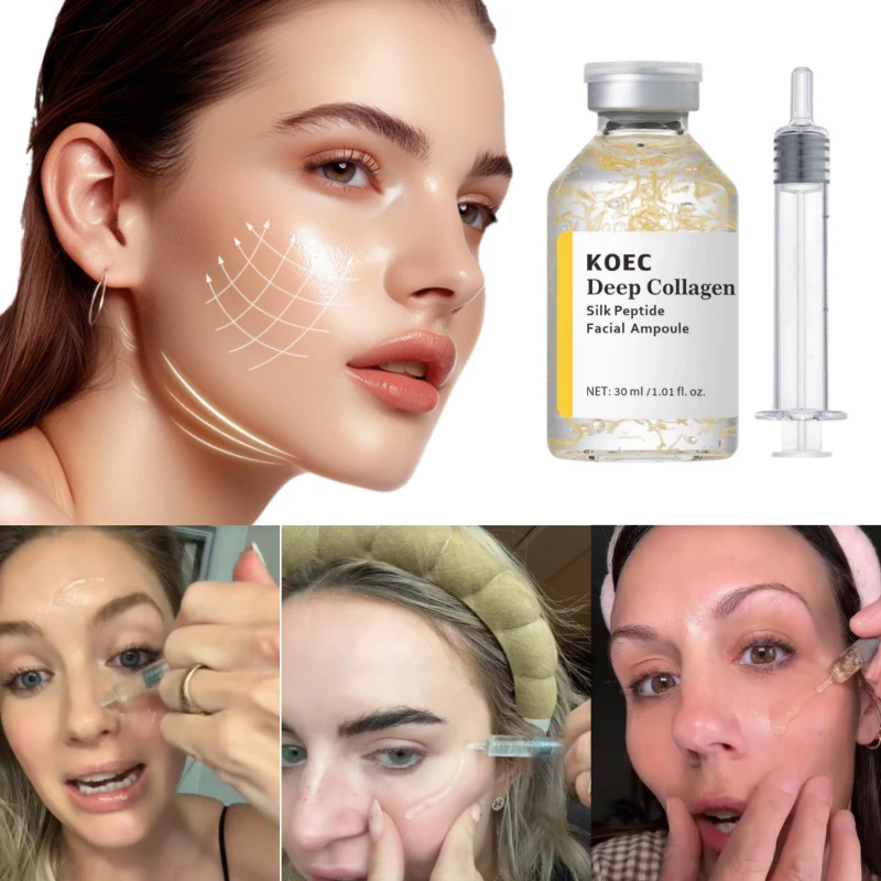 

Collagen Peptide Essence For Women Tightening Hydration Deep Collagen Hydrating Essence Anti-aging Firming Serum