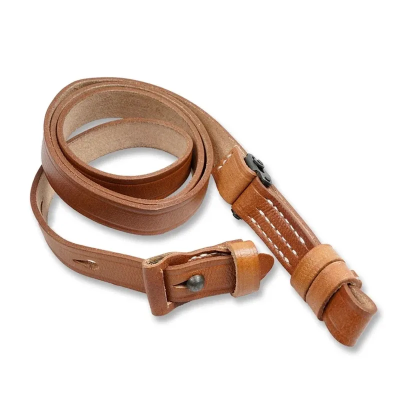 الحرب العالمية الثانية 98k حزام من الجلد حبال معدات الجيش الألماني حزام WW2 ملحق الاستنساخ #1