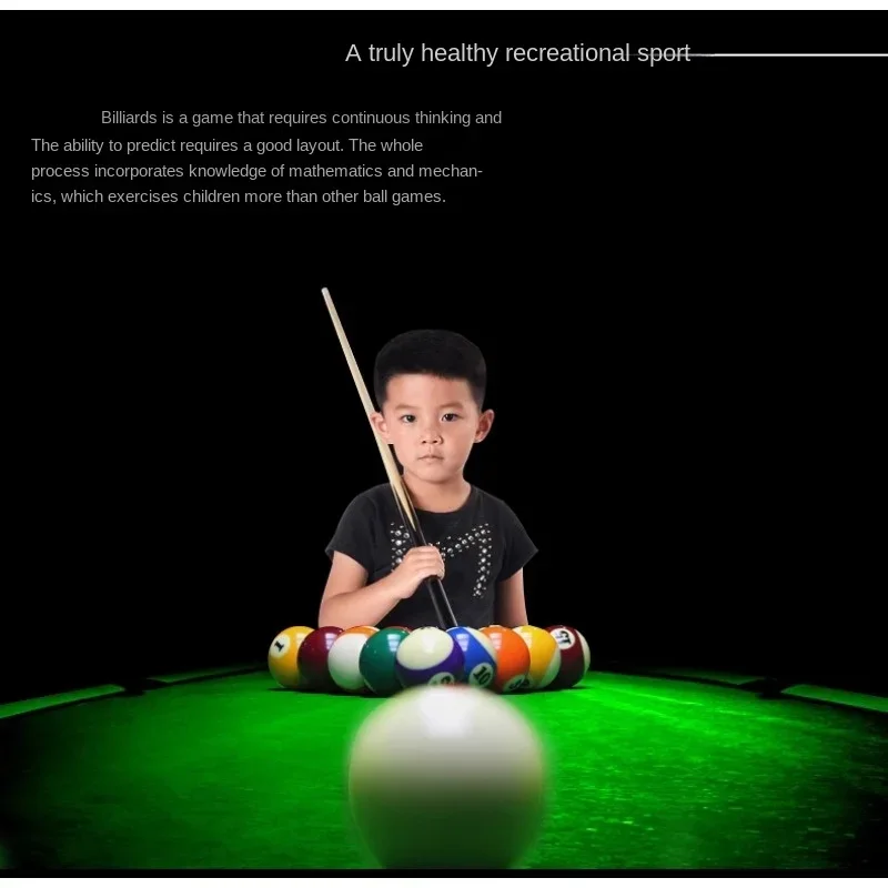 Meja kolam renang meja kolam anak-anak, peralatan mini standar Snooker dewasa dalam ruangan kecil lipat meja kolam renang besar