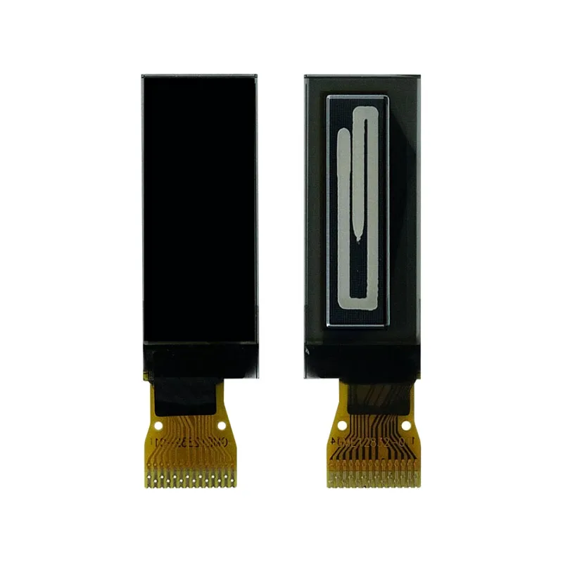 Modulo display OLED da 0,91 pollici - Driver SSD1306, risoluzione 128x32, monocromatico (bianco/blu/giallo), interfaccia I2C, pannello nudo