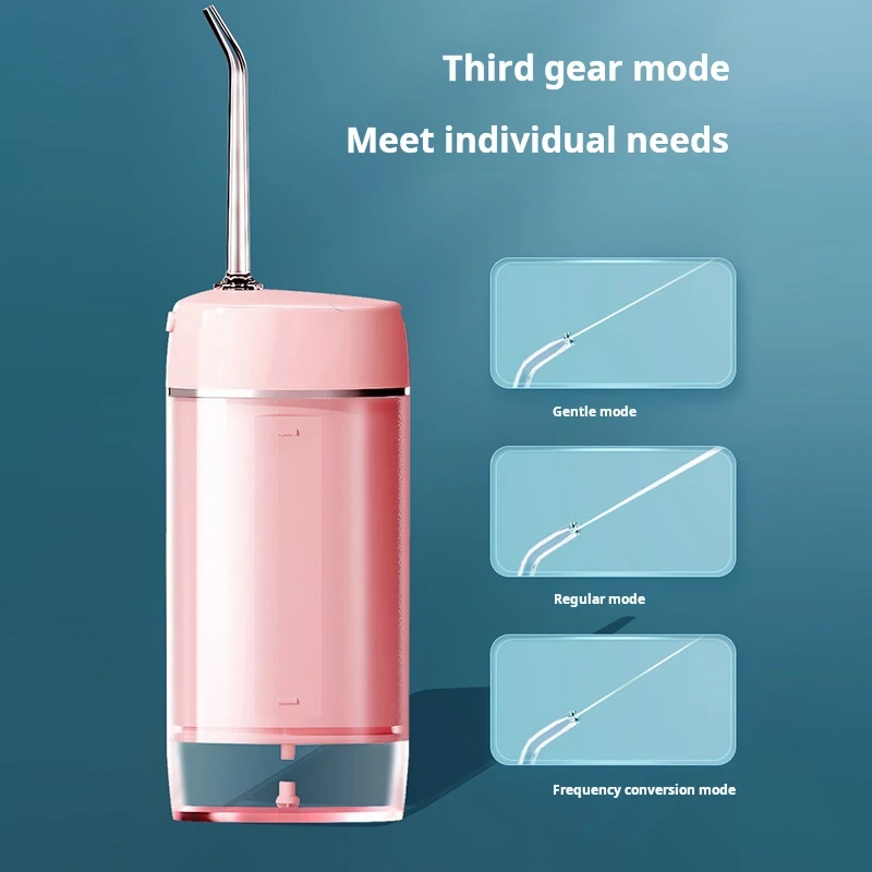 

Smart Mini Electric Water Flosser Teeth Cleaner Portable Oral Irrigator 3 Spray Head Water Pulse Scaler Spray