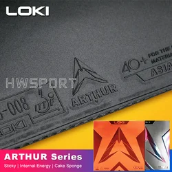 LOKI ARTHUR Asia China Table Tennis Rubber Sticky Offensive Ping Pong Rubber with Hard Cake Sponge