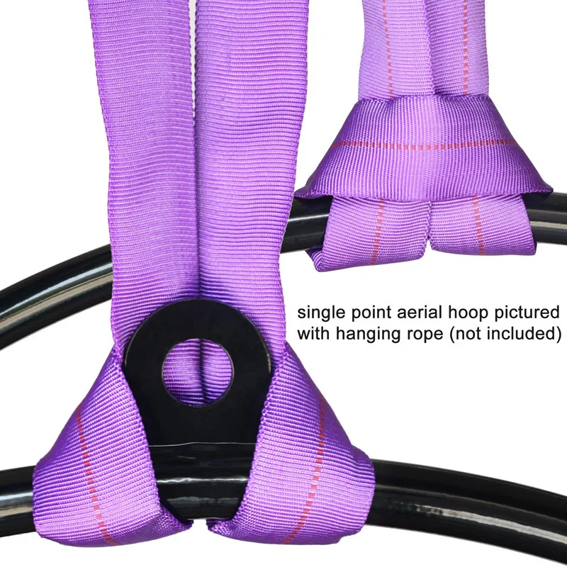 Round Slings for Aerial Lyra Hoop Rig, Aerial Silks Handing Polyester Lifting Strop Working Load Limit for Round Sling - 1 Tonne