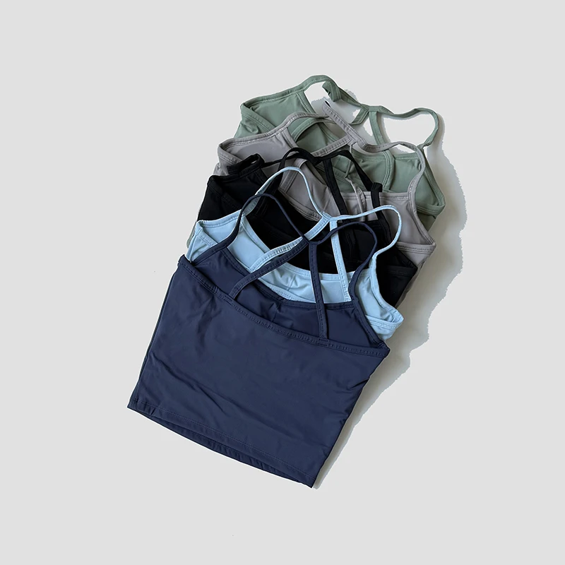 

Спортивный жилет, женский топ для йоги с перекрестной спиной, дышащий противоударный спортивный бюстгальтер для фитнеса с мягким укороченным топом для спортзала, активная спортивная одежда для бега