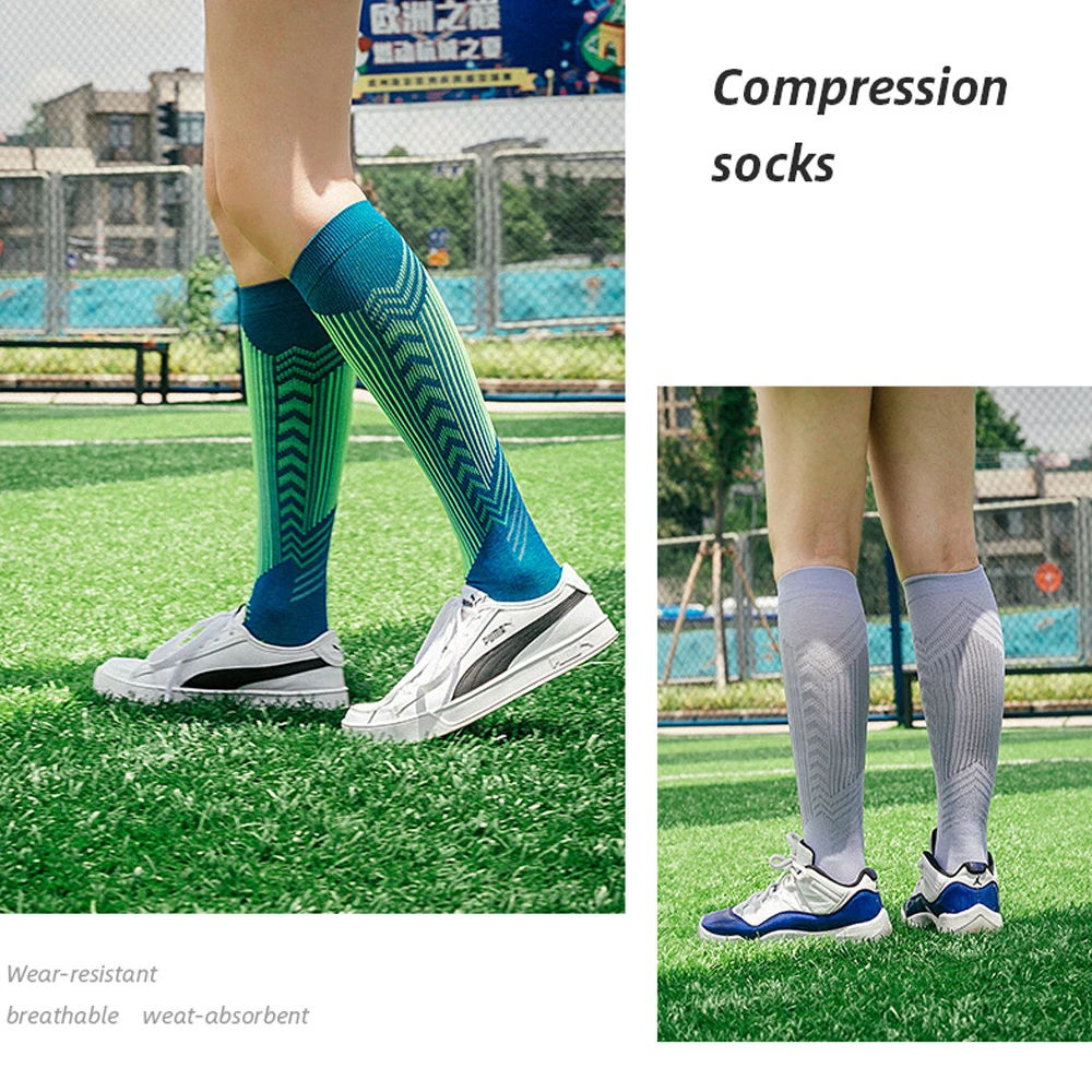 1Pair Compression Socks 15-20 MMHG Is Best Athletic for Men & Women Running Flight Travel Nurses Pregnant