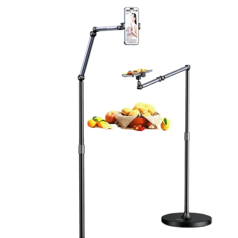 

Lazy mobile phone holder, looking at the mobile phone artifact on the floor bed, bedside multi-function retractable folding