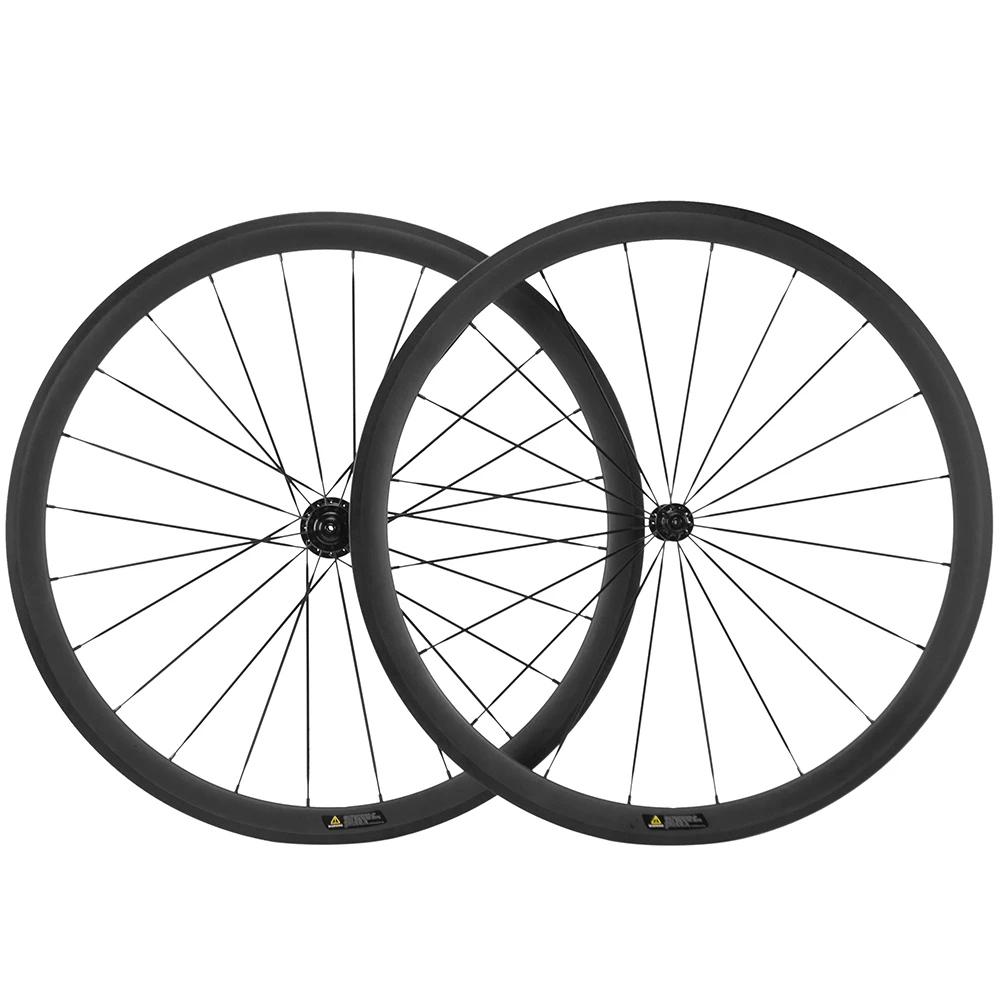 Factory Sales Carbon Wheelset 38mm 50mm 60mm 88mm Road Rim Brake Wheels UCI Approved Bicycle Carbon Wheelset Clincher