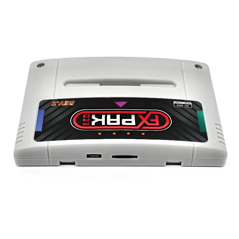 Fxpak Pro SD2 Rev. خرطوشة X الإصدار SNES Gane المصنوعة في الصين لوحدة تحكم ألعاب الفيديو SFC SNES 16 بت مع بطاقة 8G