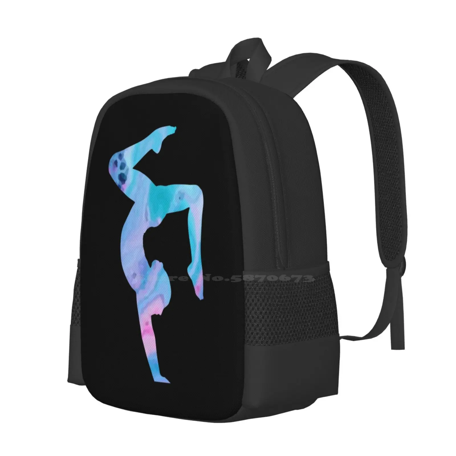 Stag Handstand - Rainbow Backpacks For School Teenagers Girls Travel Bags Gymnastics Gym Kids Gym Life Tumblr Tumble Stag