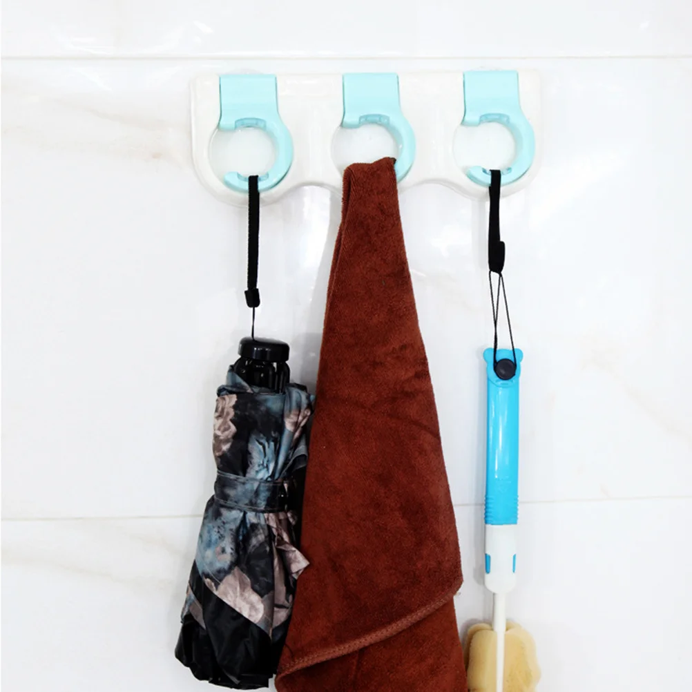 

Heavy Duty Suction Cup Hooks Reusable Mop Broom Towel Holder Waterproof Oilproof Wall Mounted Organizer Rack Bathroom Kitchen