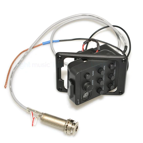Imagen 2 del producto Preamplificador de pastilla de guitarra acústica de 4 bandas, sintonizador EQ, micrófono piezoeléctrico Beat para Presys Blend 301