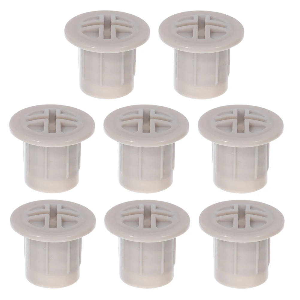 

8pcs Kids Slide Screw Caps Plastic Playground Safety Covers Anti-Slip Indoor Play Areas Light Grey Replacement Nut Protectors