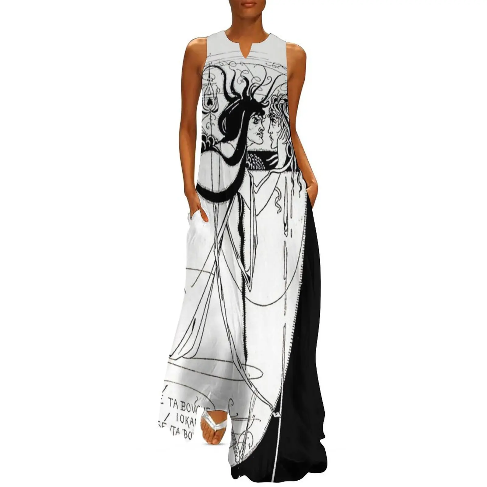 

HD. I kissed your mouth; from "Salomé" by Aubrey Beardsley (1893) Long Dress Long veiled dresses
