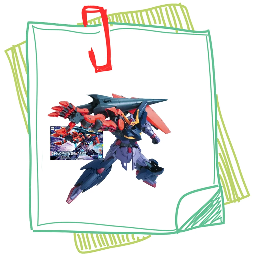 Genuíno original bandai gundam hgbd r 1/144 seltsam anime figura montagem modelo brinquedos presentes colecionáveis ornamentos