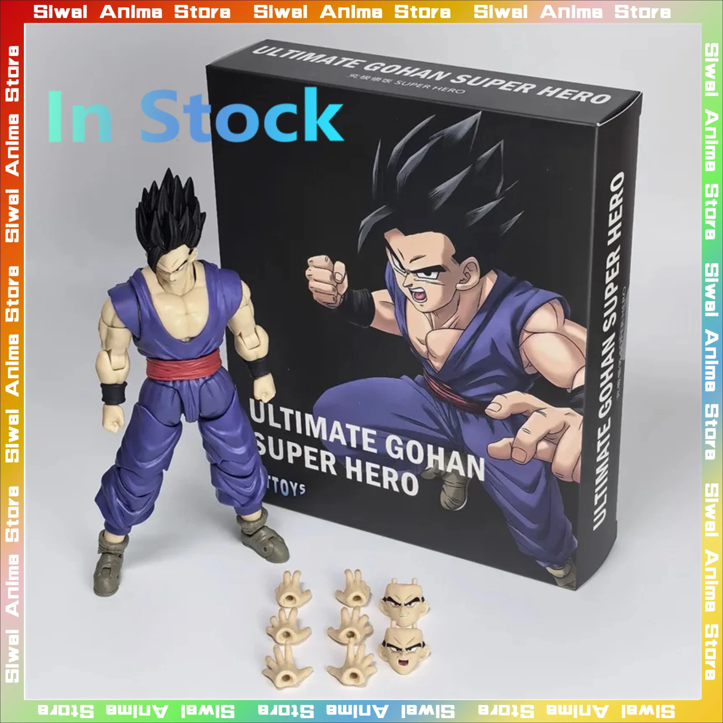 Cttoys S.H.Figuarts Super Saiyan Ultima Gohan Anime Dragon Ball Z Action Figure Figuras Model Collection Gift Desk Ornament Toys