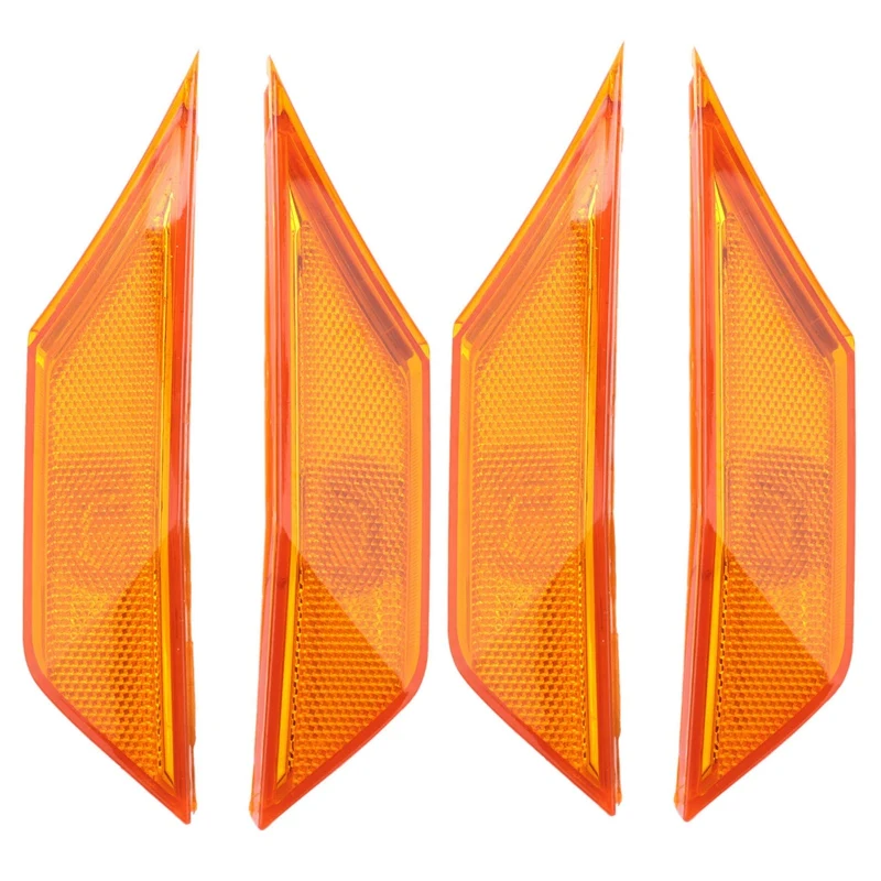 2Set Of Side Marker Lamp Lens For 2016-Up 10Th Gen Honda Civic Sedan/Coupe/Hatchback(Orange)