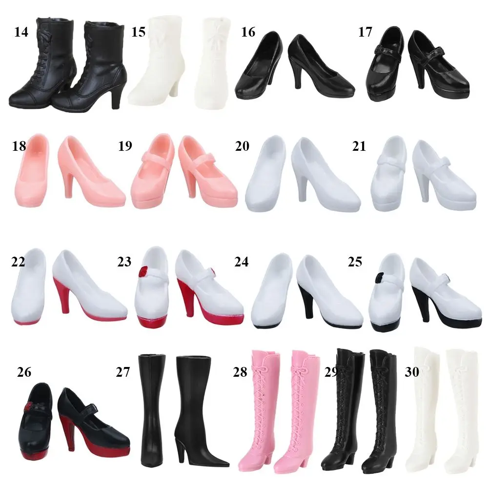 Plastic Foot Length 2cm Female 1/3 1/6Doll Shoes Accessories Hero Dolls Boot Long Knees Boots